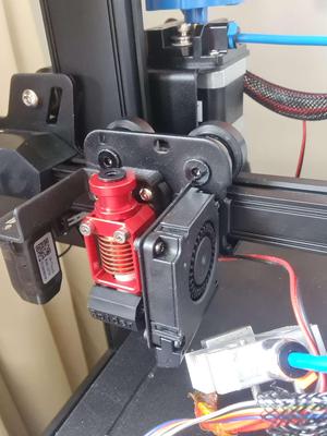 Ender 3 Neo (v2/max) mounting bracket for  Creality Spider v3 hot end