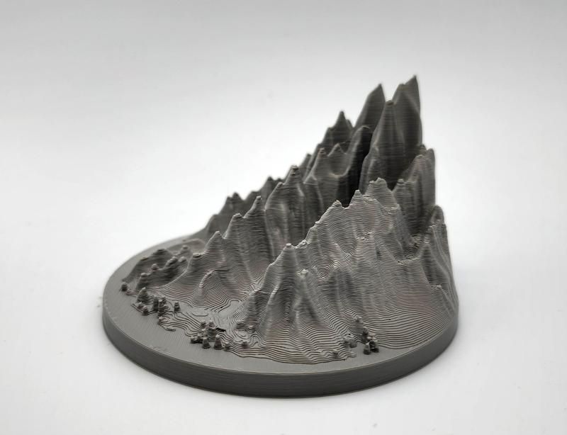 Jagged Mountain Miniature - No Supports