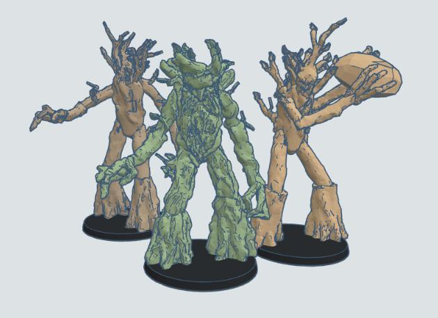 Treebeard and Tree Ents 10mm Scale