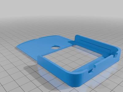 Lilygo T-deck slide cover with display and trackball windows