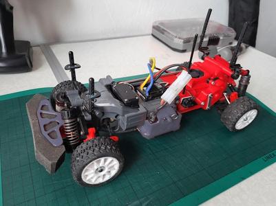 V2 Mid motor conversion for Tamiya MF-01X
