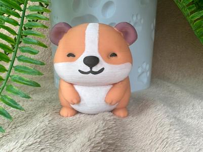 Guinea pig–childlike, minimalist, paintable