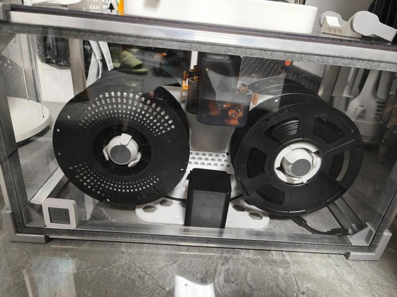 AMSLITE Enclosure Solution (Only one part needs to be printed, humidity stable at 15%)