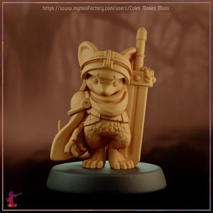  Chevalier  the Sentinel [PRE-SUPPORTED] | Mousefolk Series