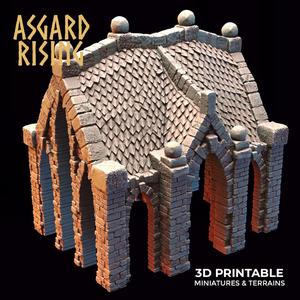 Cemetery Mausoleums  /Terrain/ /Pre-supported/