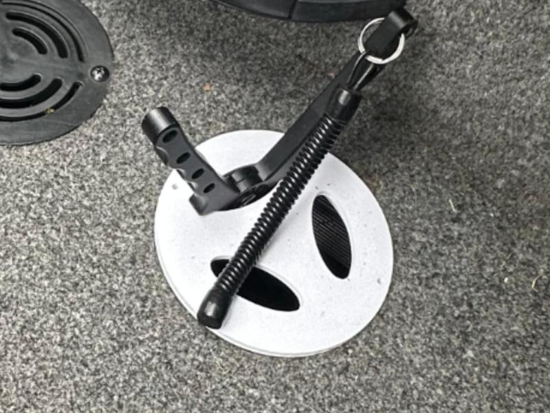 Fishing tool holder for boat cup holder 