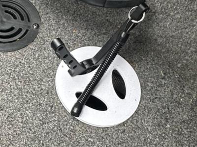 Fishing tool holder for boat cup holder 