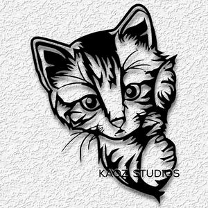 kitten wall art cat wall decor animal decoration