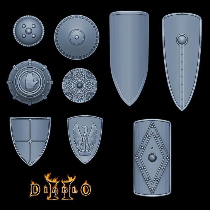 Diablo II - Shields