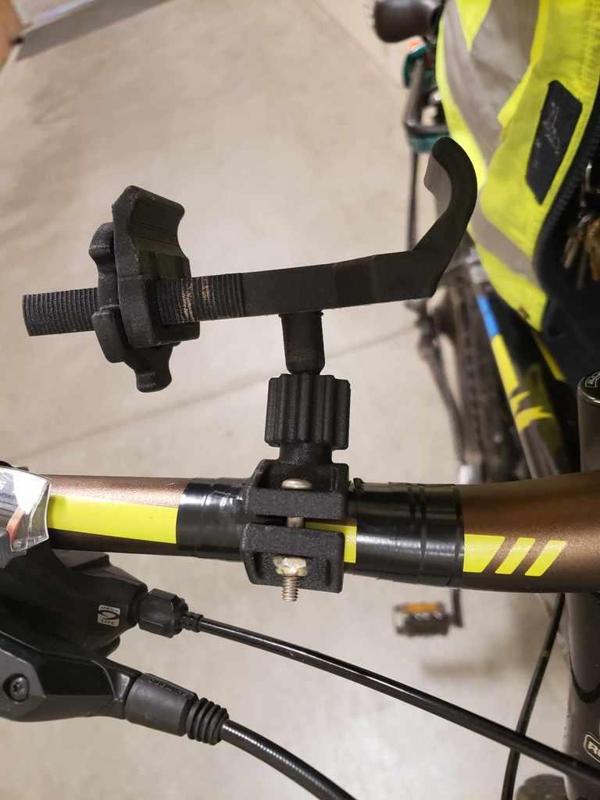 Universal bicycle cell phone holder remix