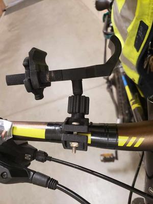 Universal bicycle cell phone holder remix