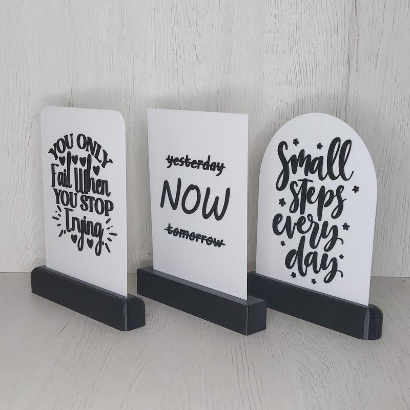 Tabletop Sign Decor Customizable