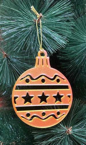 Waves Christmas Ornament / Adorno Navidad Ondas