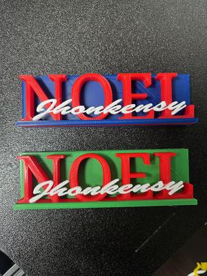 Jhonkensy Noel - Big Christmas Sign
