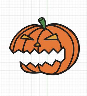 School is hell Treehouse of Horror XXV - Pumpkin sticker 