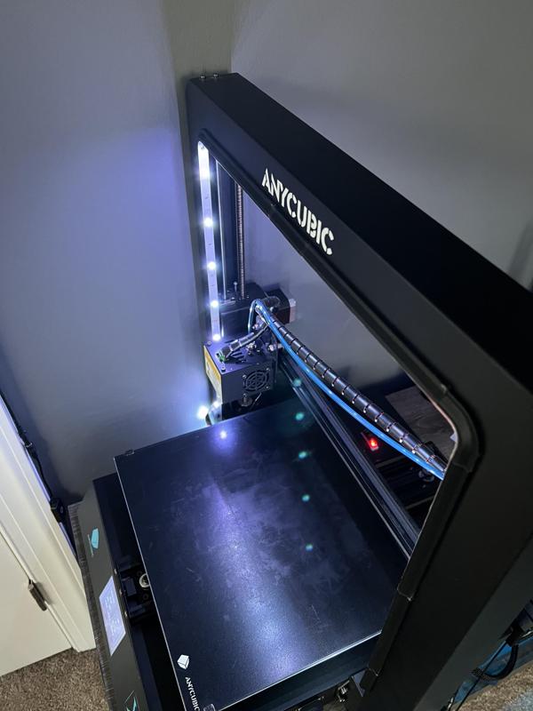 Anycubic Mega X LED Strip Mounting Brackets