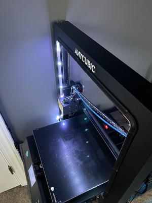 Anycubic Mega X LED Strip Mounting Brackets