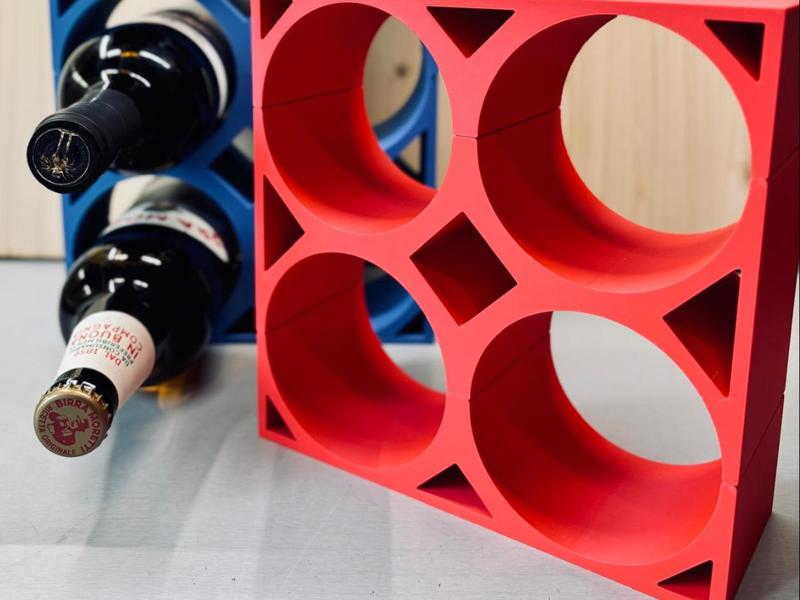 Wine bottles rack