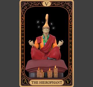Ace Ventura — The Hierophant (Meditation Scene)