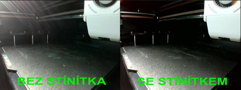 QiDi q1 PRO - stínítko kamery