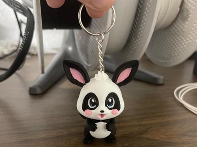 Bunny Panda Keychain