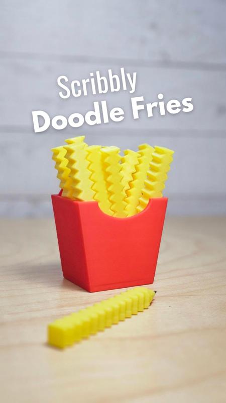 Doodle Fries - Scribbly Fun For Your Desk!