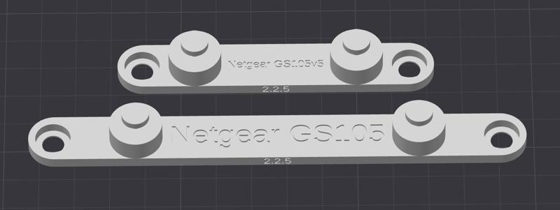 Netgear GS105 Mounting Bracket for Leviton/OnQ SMC