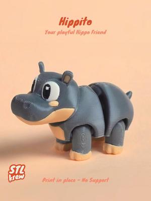 Flexi cute Hippo - Hippito
