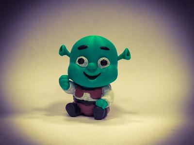 Little cute baby Shrek