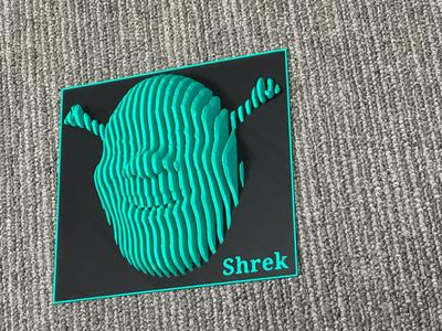 Shrek Layered Sculpture
