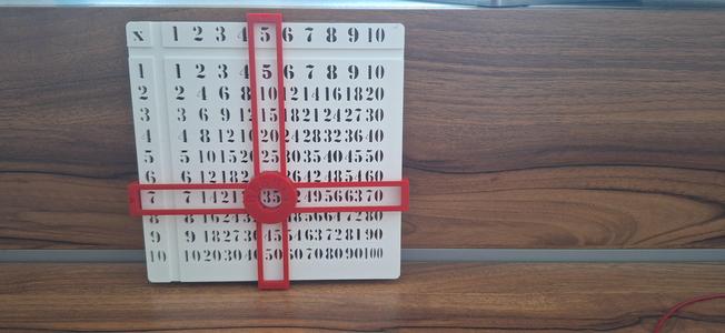 Multiplication table - manual calculator. No need AMS