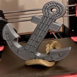 Anchor Cribbage Board