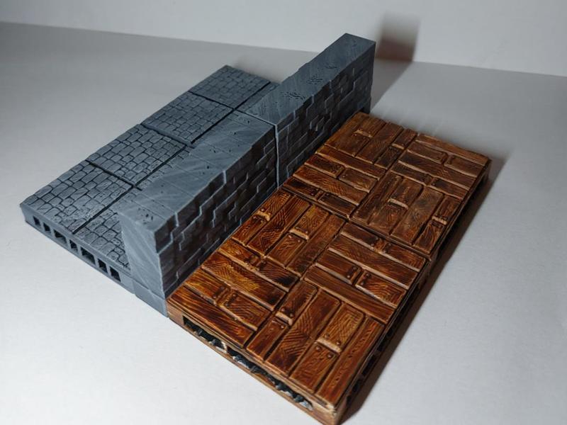 D&D Terrain - Openlock Walls - D&D 40K Many sizes