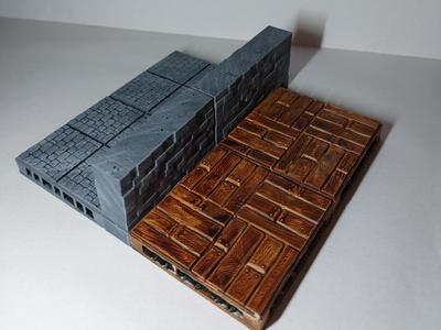 D&D Terrain - Openlock Walls - D&D 40K Many sizes