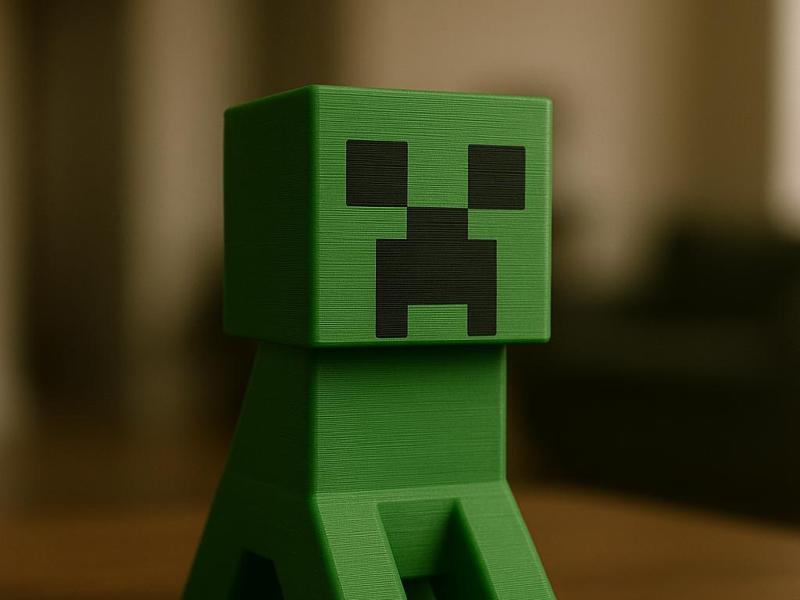 minecraft Creeper Phone Stand