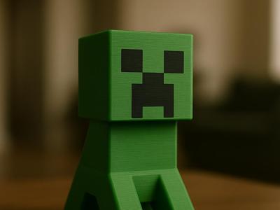 minecraft Creeper Phone Stand