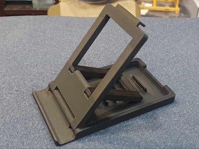 Portable phone stand (Print in Place)