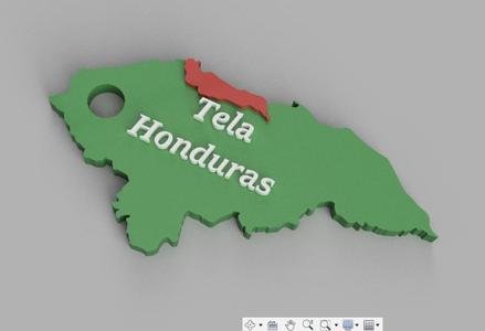 Honduras Tela llavero