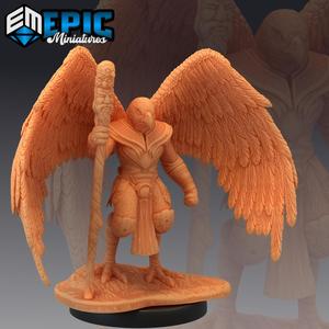 Bird Folk Falcon Mage / Flying Birdfolk Race / Classic Avian Humanoid