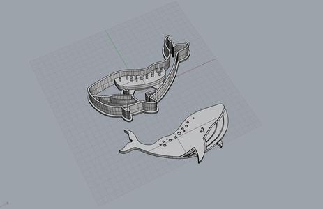 Whale Cookie Cutter