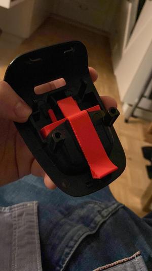 Recaro childseat button