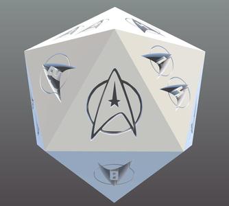 Starfleet RPG dice set