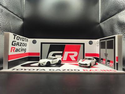Toyota Gazoo Racing garage diorama