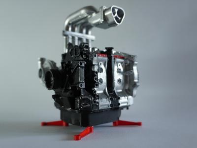 SIMPLE 1/8 Mazda RX-7 13B REW Engine