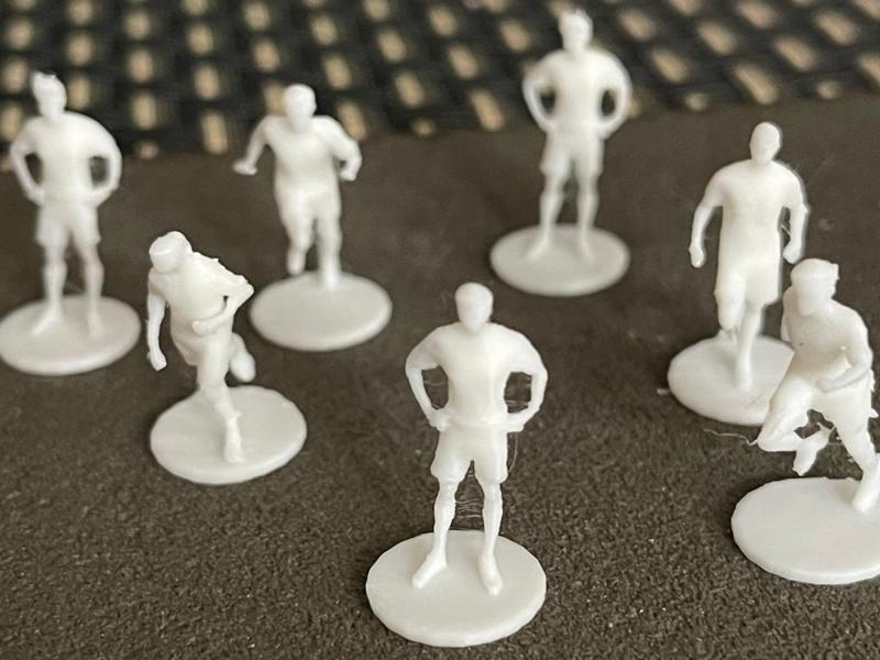 Model Train - Miniature Soccer Players