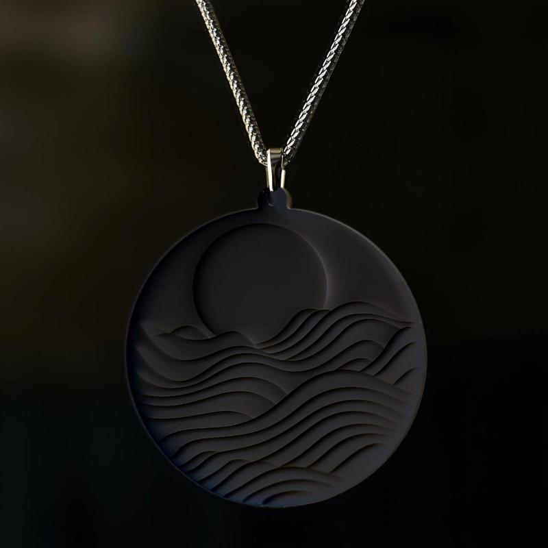 Desert Horizon Pendant - Serene and Minimalist Beauty