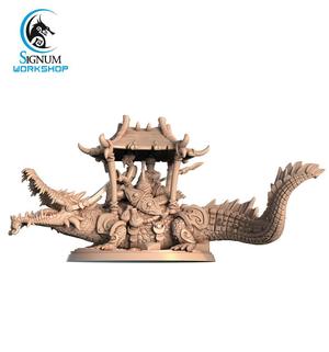 Aekke and Vara, Riders on a White Crocodile