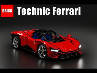 Brick Technic Ferrari Daytona SP3 Set