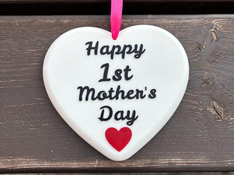 Heart First Mother's Day - Decorative Pendant for Mother's Day