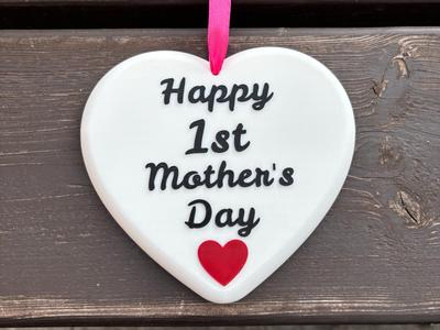 Heart First Mother's Day - Decorative Pendant for Mother's Day